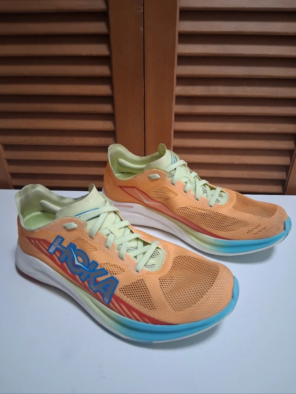 Hoka Cielo Road Running Shoe Orange Women's Size 10, Men's 8.5